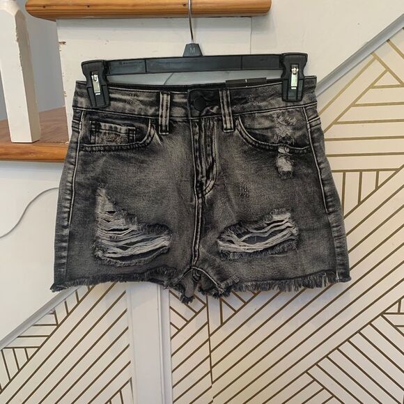 Fashion Nova Get Up Stand Up High Rise Shorts - Picture 5 of 7